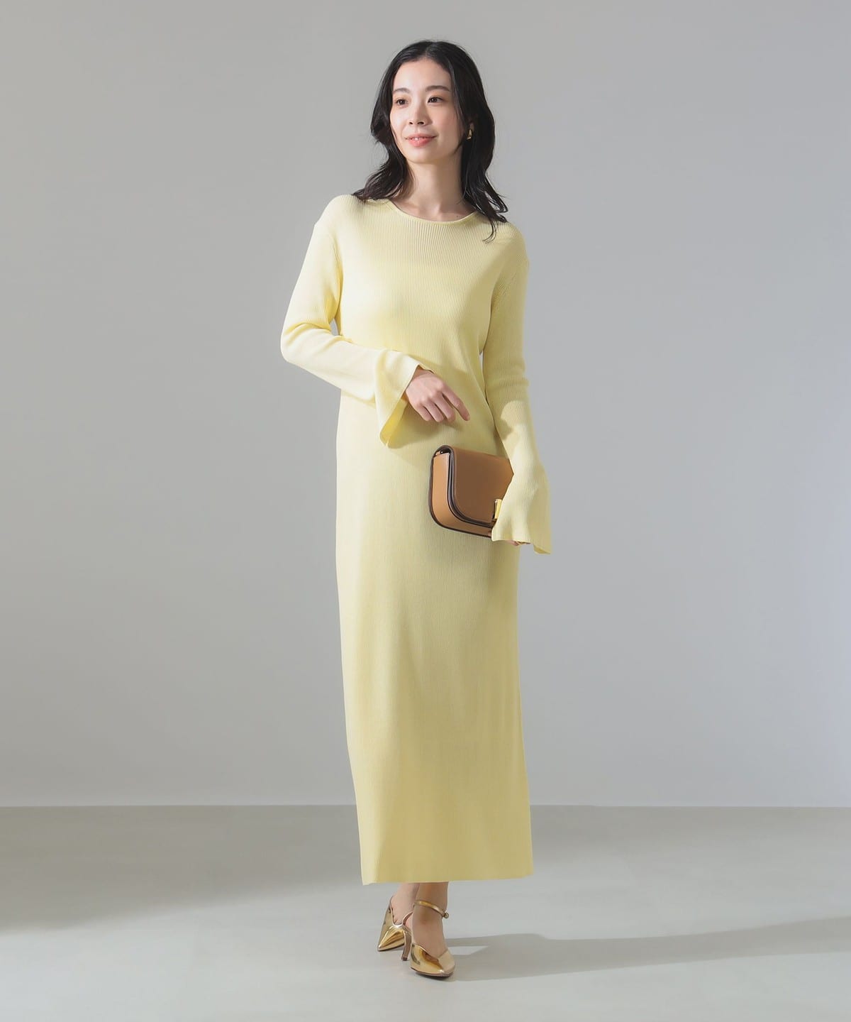 コットンアセテート フレアスリーブ ワンピース ワンピース WOMEN PANNACOTTA ONE SIZE コットンアセテート フレアスリーブ ワンピース ワンピース WOMEN PANNACOTTA ONE SIZE