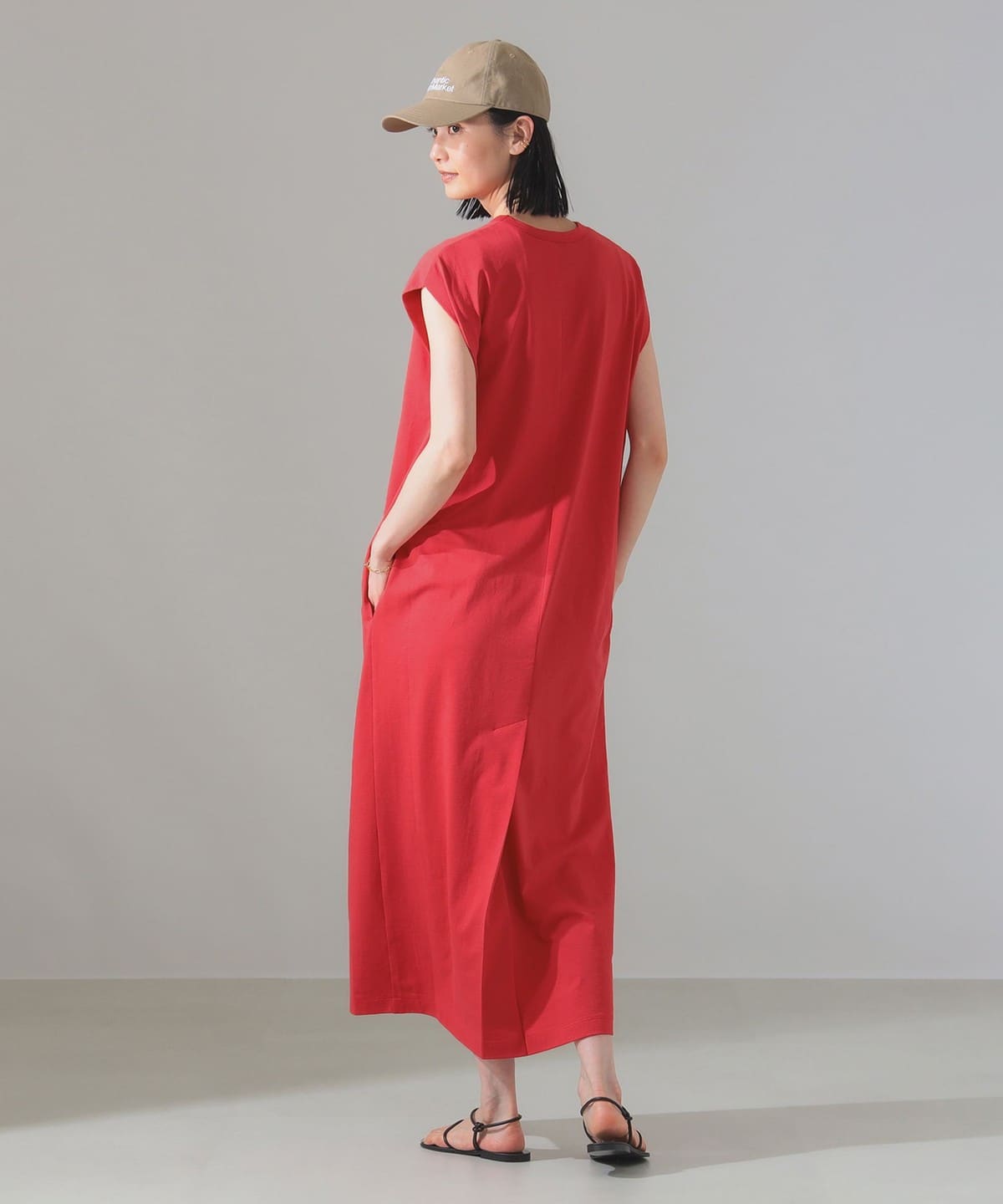 【別注】ATON エイトン / DRY COTTON JERSEY ワンピース ワンピース WOMEN 別注RED 02 【別注】ATON エイトン / DRY COTTON JERSEY ワンピース ワンピース WOMEN 別注RED 02