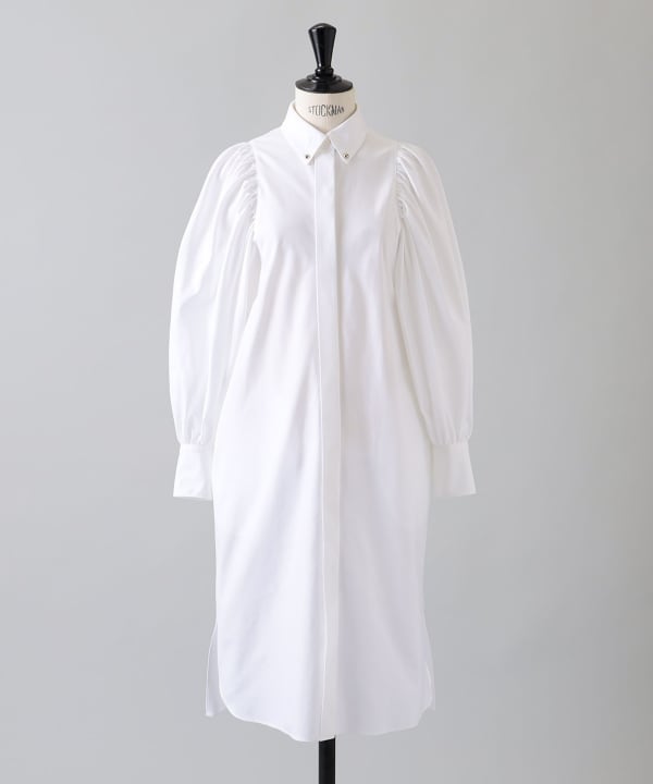 エッフェビームス　ピンク シャツワンピース 半袖 エッフェビームス ピンク シャツワンピース 半袖