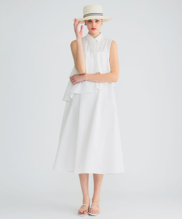 エッフェビームス　ピンク シャツワンピース 半袖 EFFE BEAMS 4th delivery｜EFFE BEAMS（エッフェ ビームス）｜BEAMS