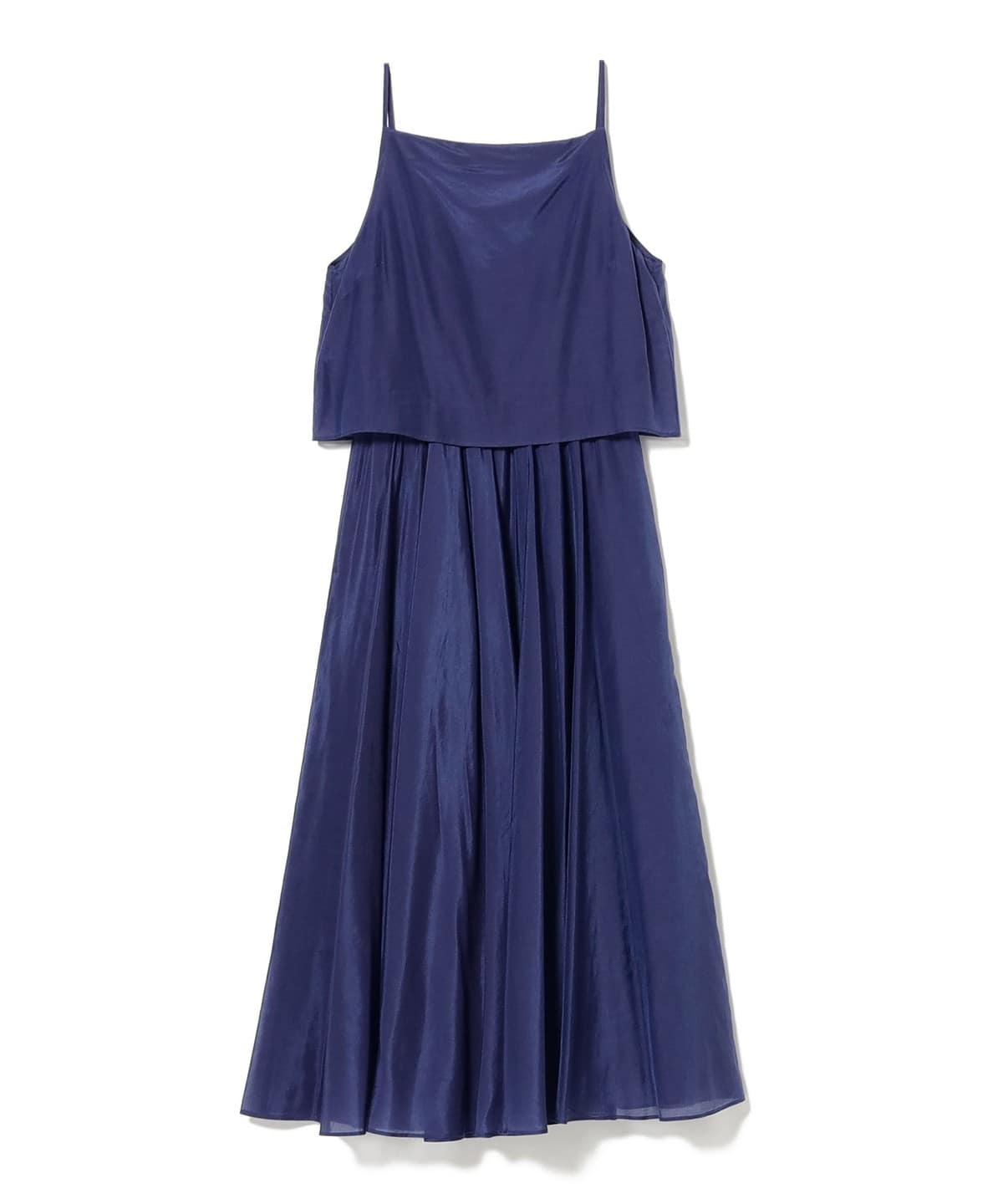 コットンシルク フレア キャミソール ワンピース ワンピース WOMEN BLUE 38 コットンシルク フレア キャミソール ワンピース ワンピース WOMEN BLUE 38