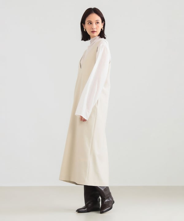 Demi-Luxe BEAMS（デミルクス ビームス）2WAY Vネックワンピース