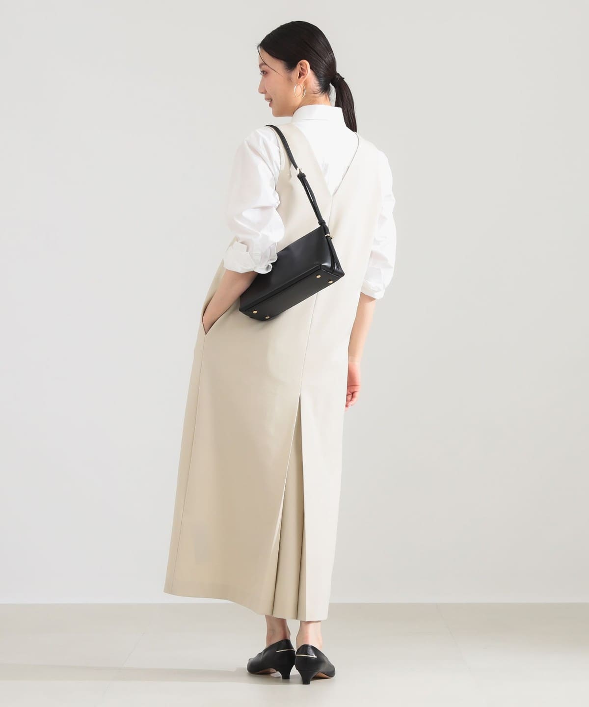 Demi-Luxe BEAMS（デミルクス ビームス）2WAY Vネックワンピース