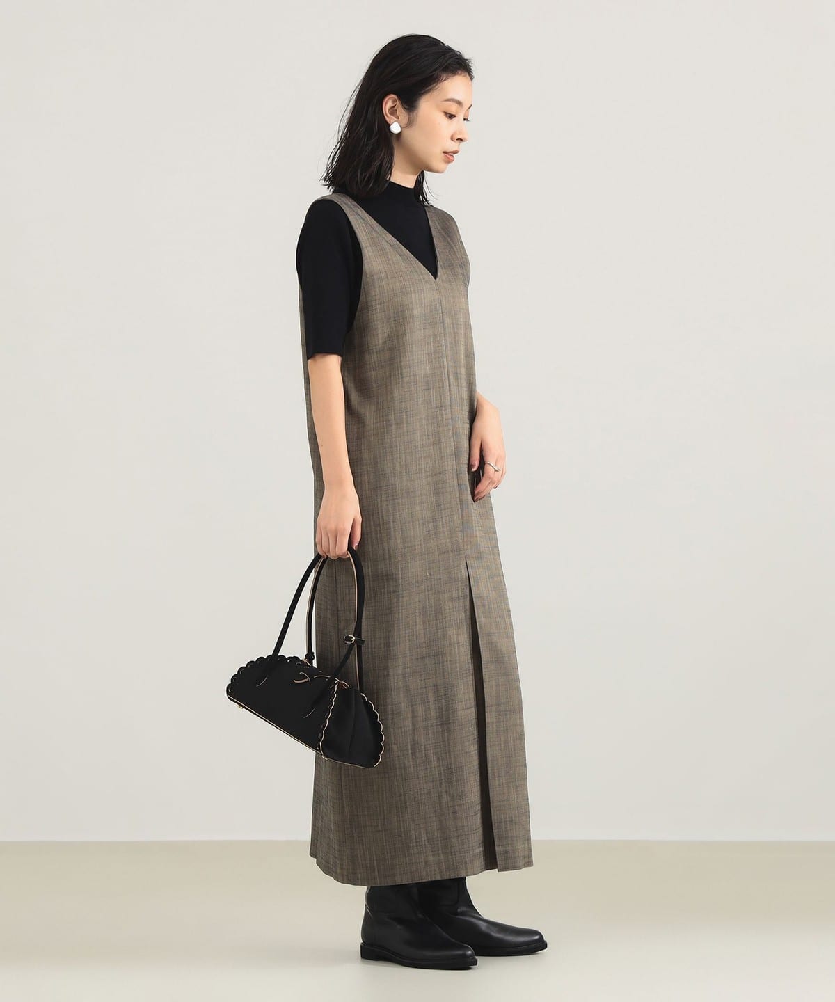 Demi-Luxe BEAMS（デミルクス ビームス）【10/8再値下げ】2WAY Vネック 