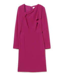 ROLAND MOURET / ドレープネック ドレス