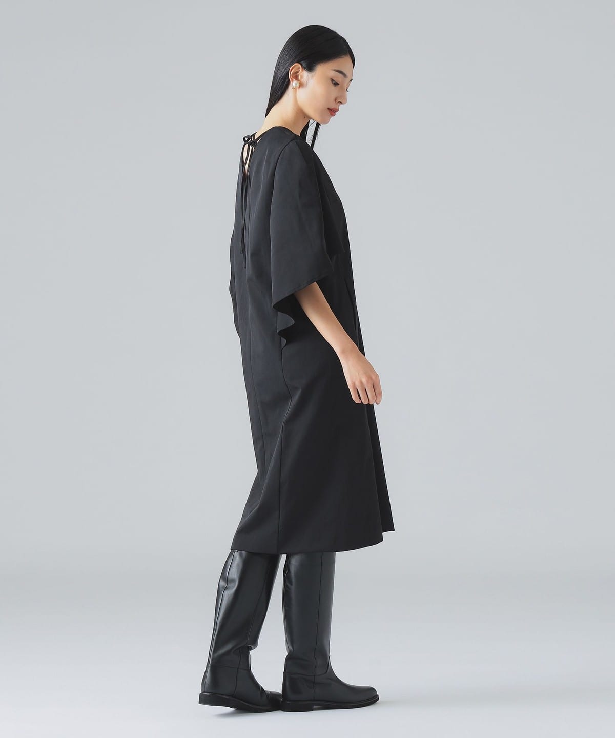 ROOM NO.8 ルームエイト ワンピース エッフェ ビームス EFFE BEAMS（エッフェ ビームス）ROOM NO.8 BLACK / バタフライ