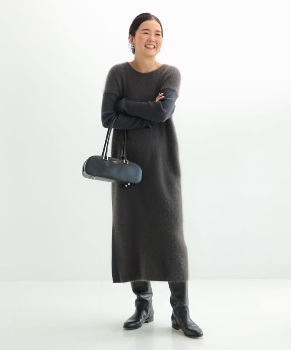 Demi-Luxe BEAMS（デミルクス ビームス）フラッフィ クルーネック