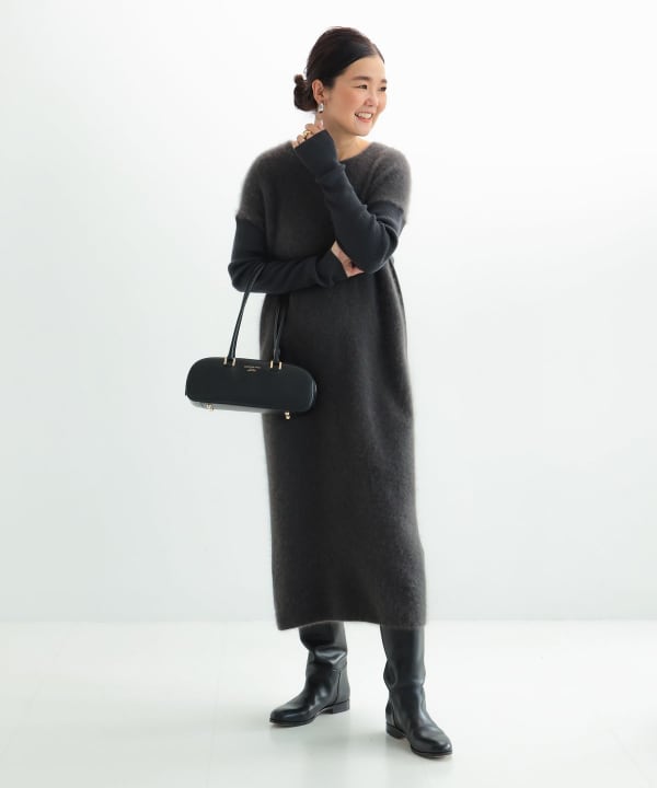 Demi-Luxe BEAMS（デミルクス ビームス）フラッフィ クルーネック