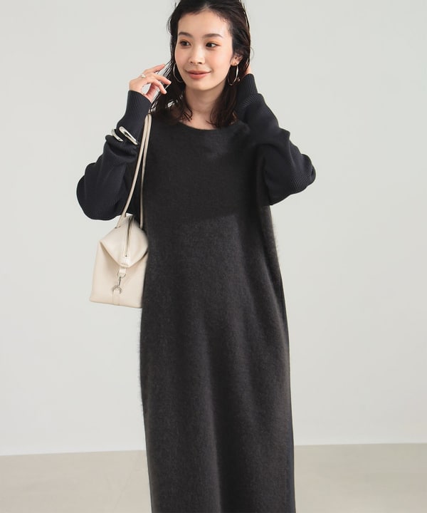 Demi-Luxe BEAMS（デミルクス ビームス）フラッフィ クルーネック