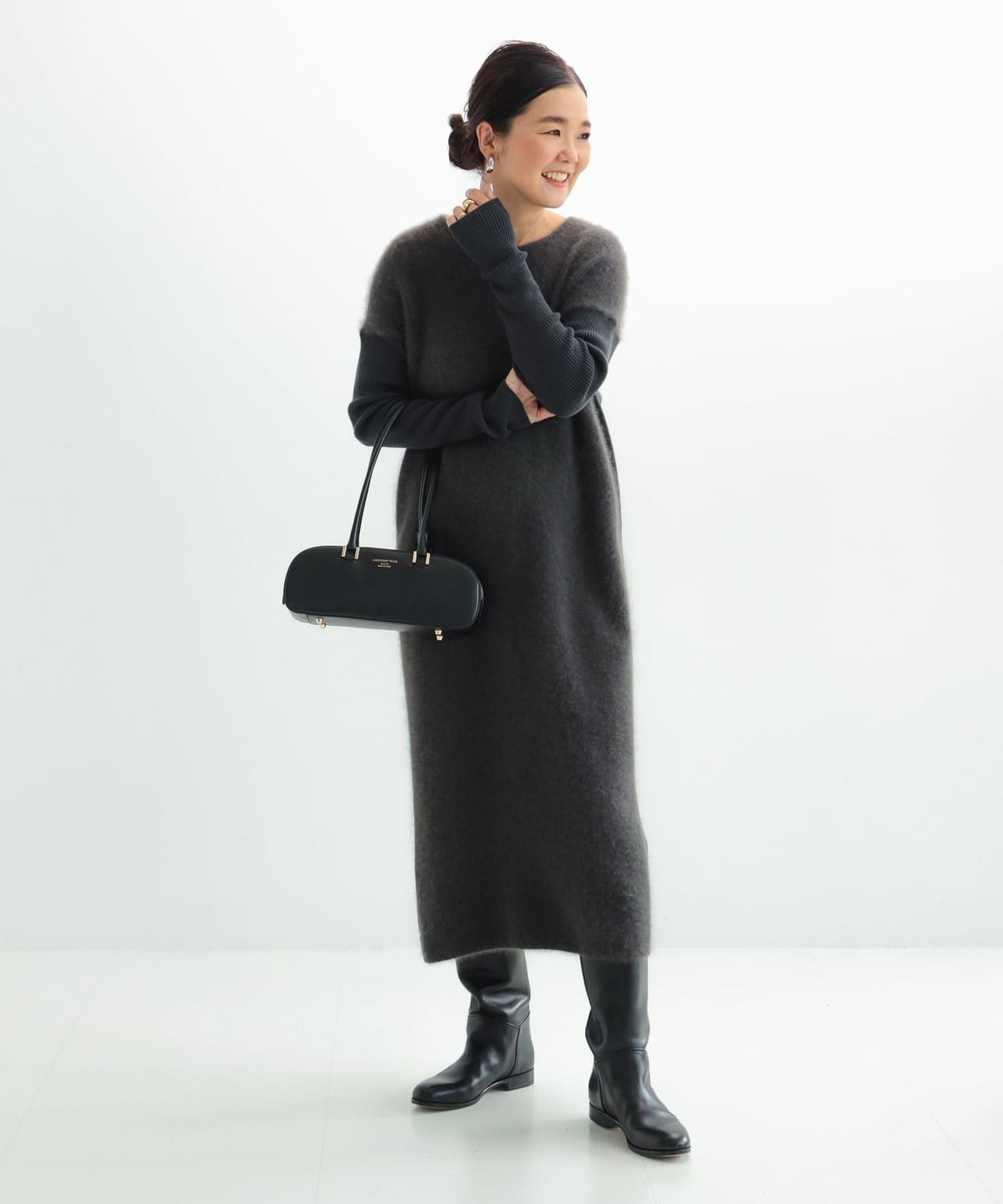 Demi-Luxe BEAMS（デミルクス ビームス）フラッフィ クルーネック