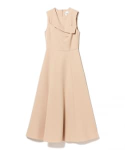 ROLAND MOURET / パネル ドレープ ドレス