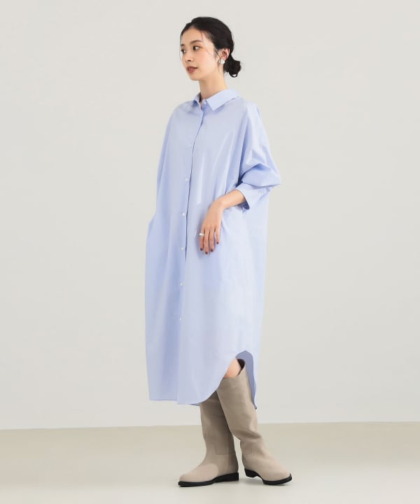 ■専用■美品 デミルクスビームス 3,2万円 シャツワンピース ホワイト 435 美品 デミルクスビームス 3,2万円 シャツワンピース ホワイト A435