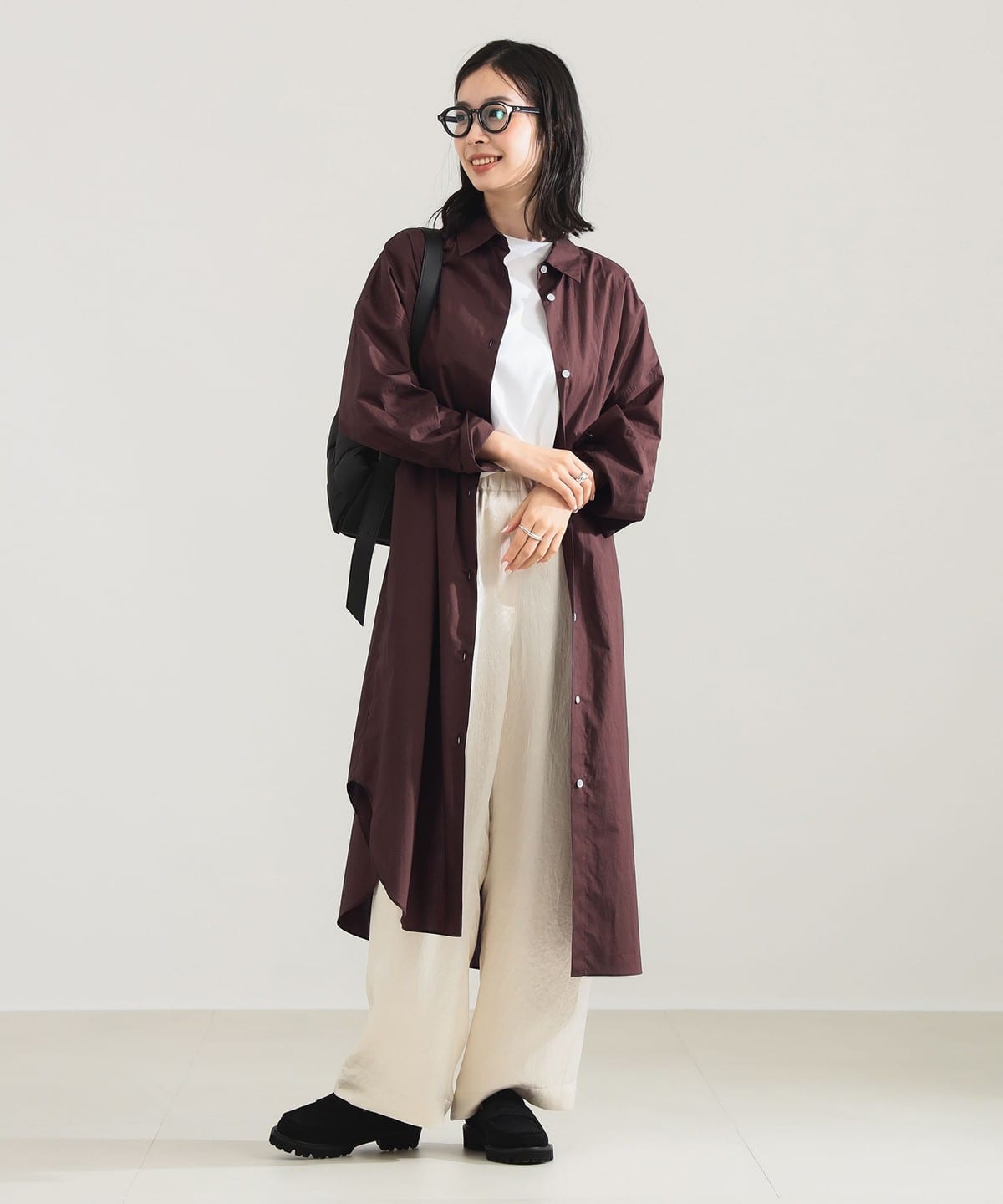 Demi Luxe BEAMSダークグレー ワンピース【美品】 Demi-Luxe BEAMS（デミルクス ビームス）の「Demi-Luxe BEAMS
