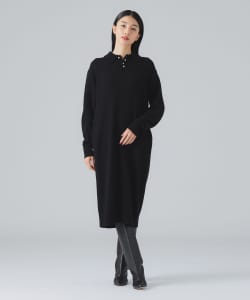 ROOM NO.8 / ウール ポロ ロングスリーブ ドレス