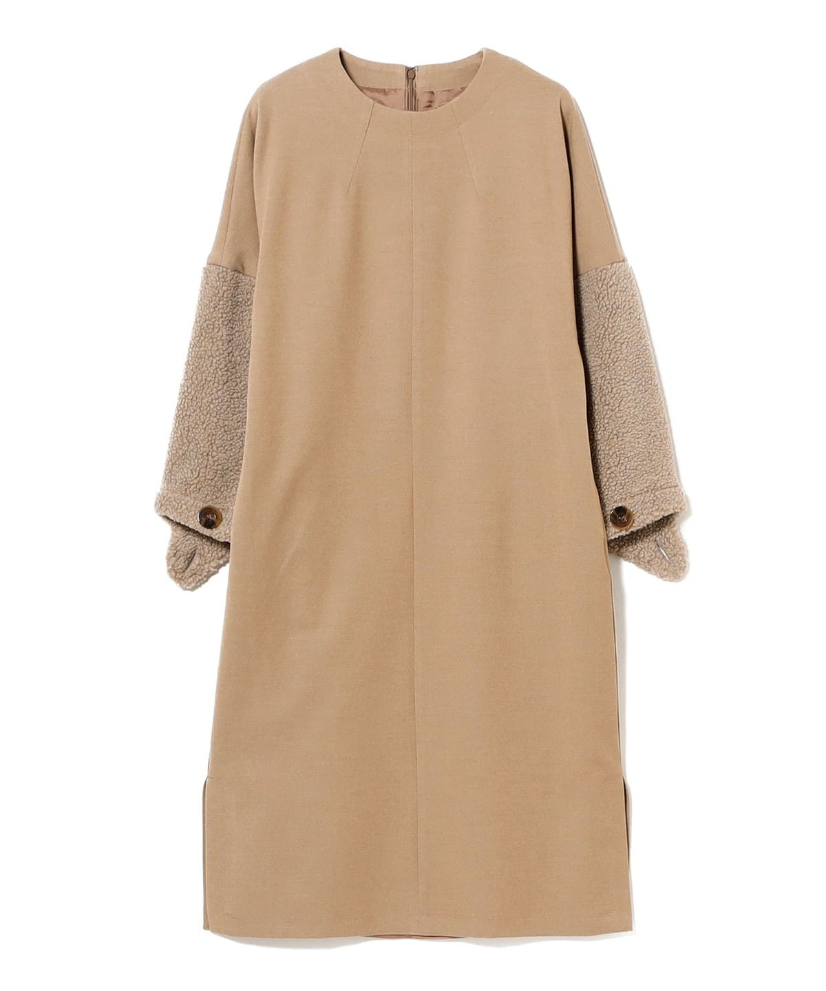 ROOM NO.8 BLACK ルームエイトブラック / プードル スリーブ ドレス ワンピース WOMEN BEIGE 1 ROOM NO.8 BLACK ルームエイトブラック / プードル スリーブ ドレス ワンピース WOMEN BEIGE 1