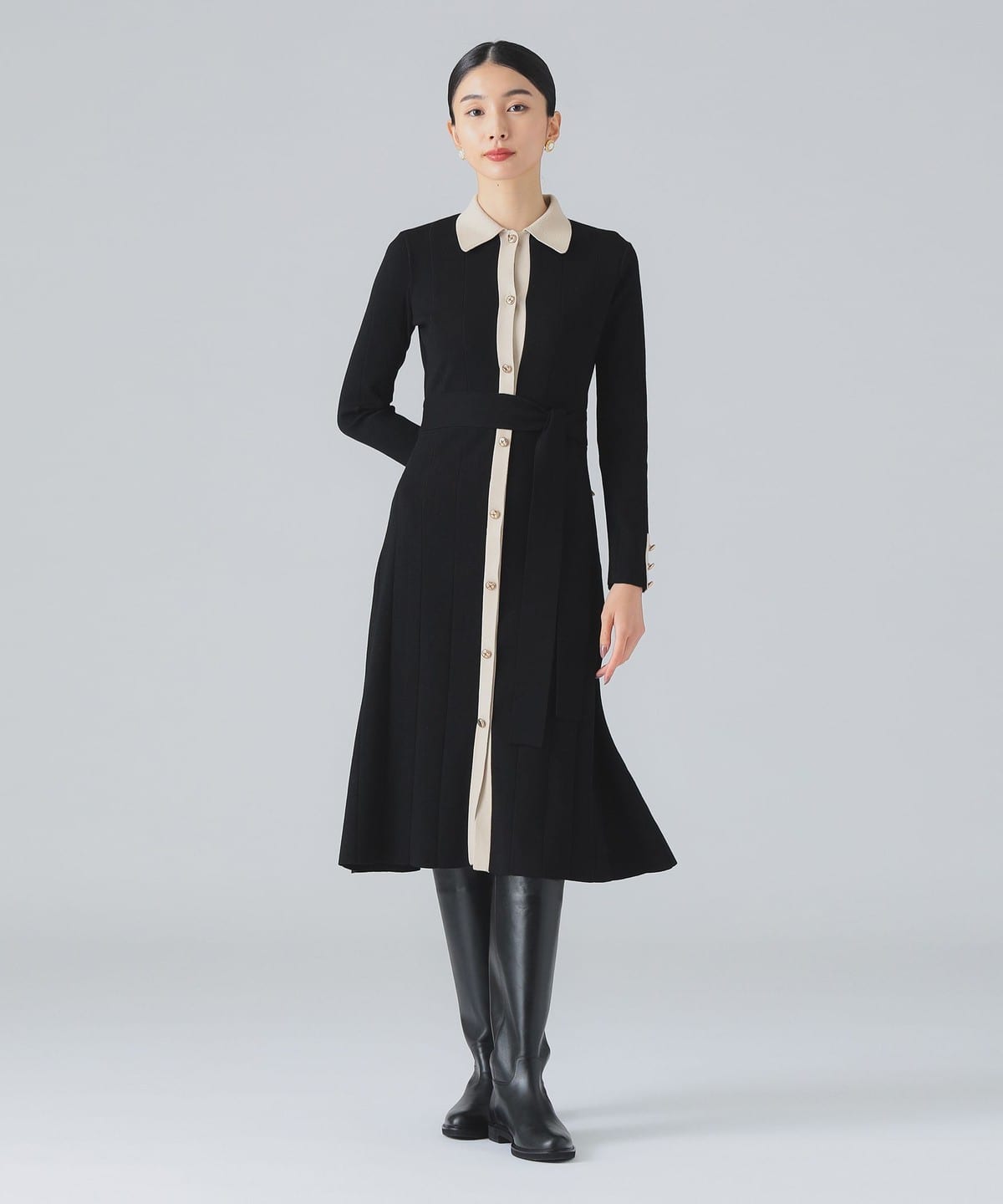 EFFE BEAMS（エッフェ ビームス）CORCOVADO / バイカラー ニット