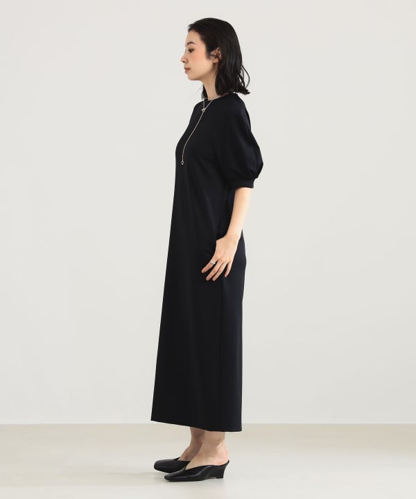 Demi-Luxe BEAMS リネンパフスリーブワンピース　38 Demi-Luxe BEAMS（デミルクス ビームス）の「Demi-Luxe BEAMS