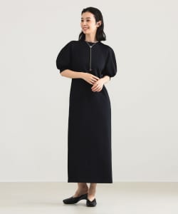 【+15%ポイントUP】AK+1 / スキューバ パフスリーブ ワンピース