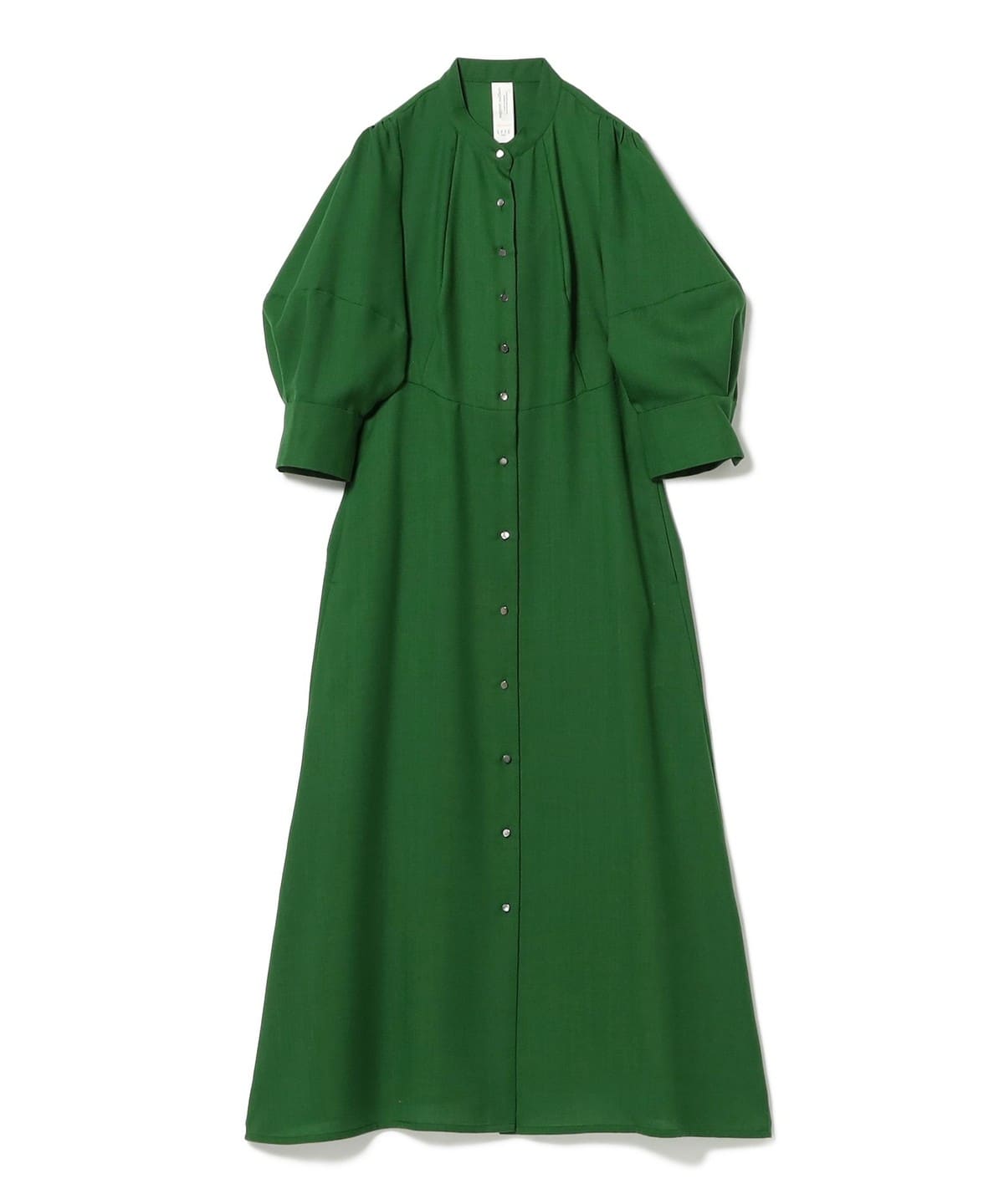SUPPORT SURFACE サポートサーフェス / バンドカラー シャツワンピース ワンピース WOMEN 別注GREEN 1 SUPPORT SURFACE サポートサーフェス / バンドカラー シャツワンピース ワンピース WOMEN 別注GREEN 1