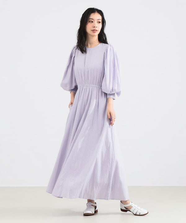 美品⭐️ne Quittez pas スキッパーピンタックワンピース ベージュ Cotton Voile Tiered Maxi Dress | Pasand by ne Quittez pas