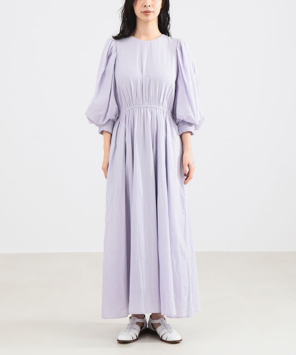 ne Quittez pas × Demi-Luxe BEAMS 別注ワンピース Demi-Luxe BEAMS〉ne Quittez pas/別注ポプリンタックワンピース