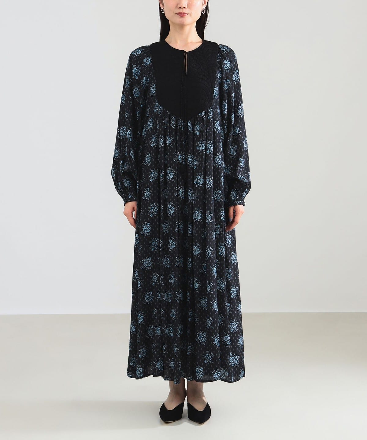 ne Quittez pas プリント ワンピース ne Quittez pasのフラワープリントワンピース【STANDARD BOOK