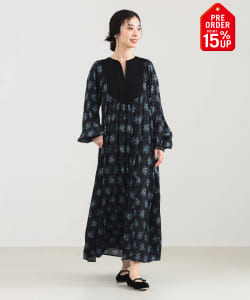【+15%ポイントUP】【WEB限定】ne Quittez pas / ポピープリント ヨーク ワンピース
