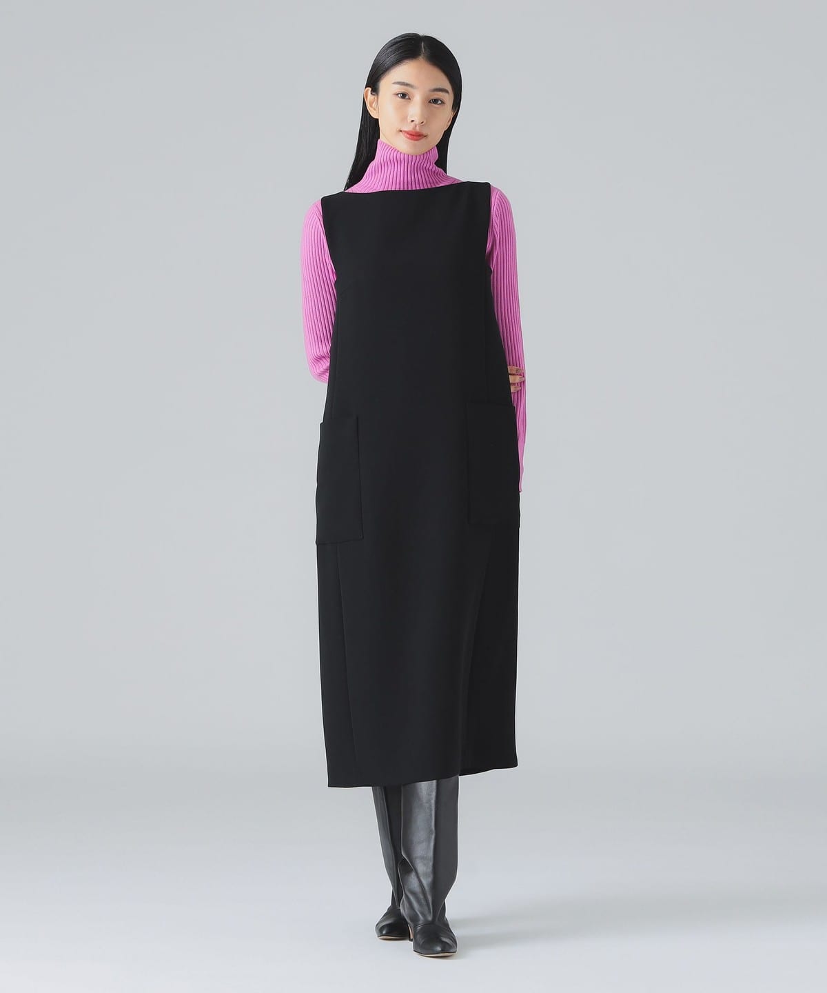 EFFE BEAMS（エッフェ ビームス）ボートネック ワンピース（ワンピース