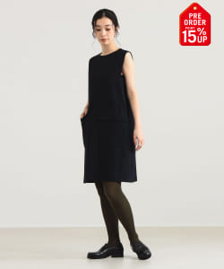 【+15%ポイントUP】AK+1 / ウール ソリッド ミニワンピース