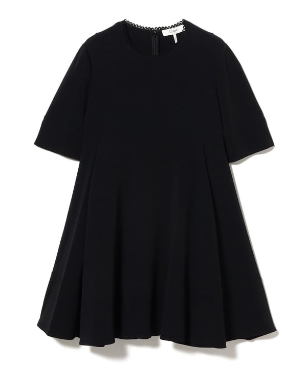 Chloe / Half Sleeve Flare Dress