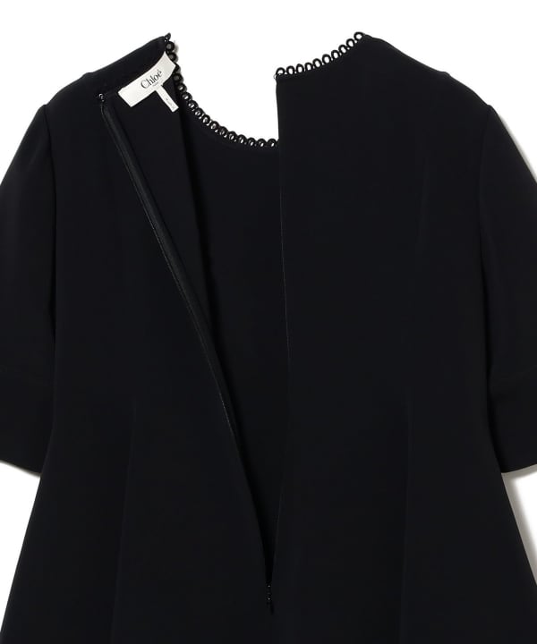Chloe / Half Sleeve Flare Dress
