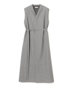 ATON / ウール シルク ツイル ドレス