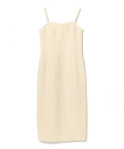 AURALEE / WOOL COTTON LINEN OX CAMISOLE DRESS