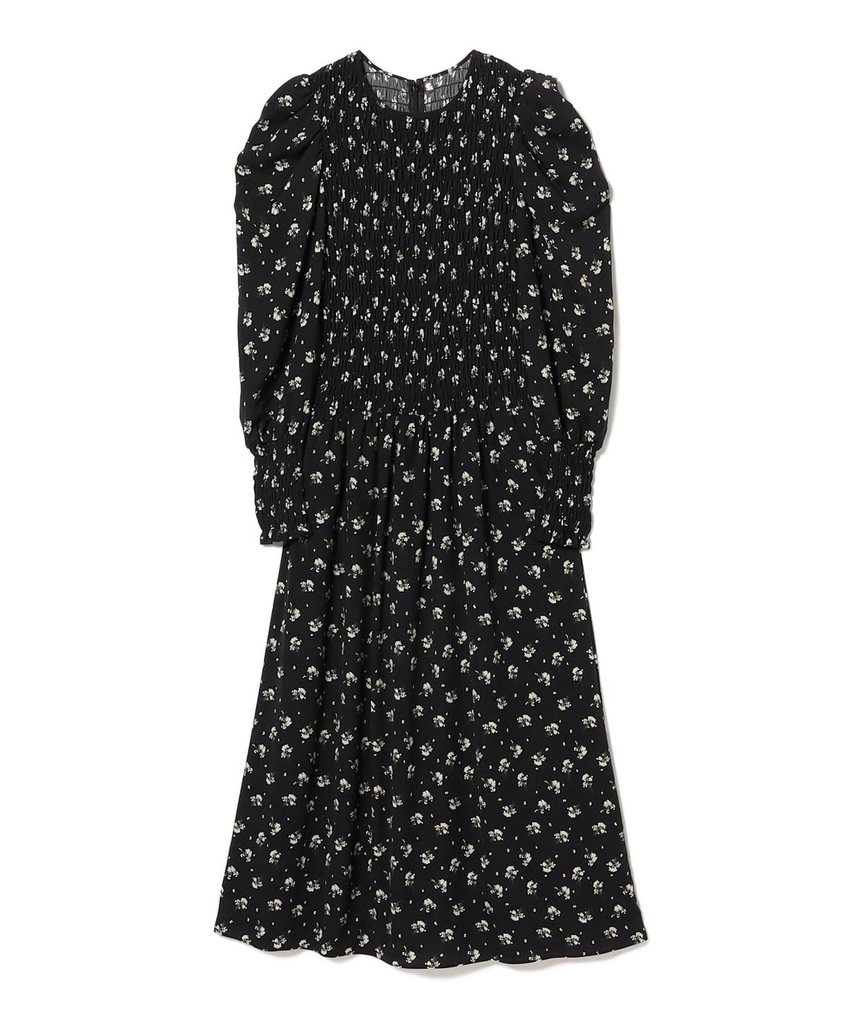 BEAMS SALON / ブルーム シャーリング ドレス ワンピース WOMEN BLACK S