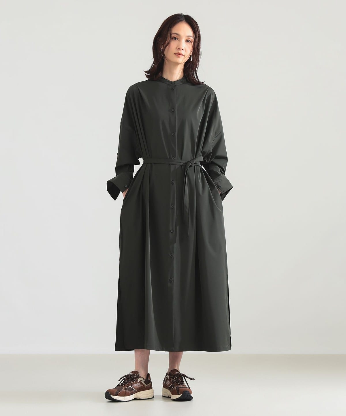 COG THE BIGSMOKE �R�O �U �r�b�O�X���[�N / NELL �h���X �����s�[�X WOMEN DARK OLIVE 1