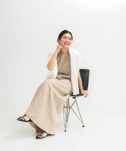 シンプル リネン 2WAY ドレス .M