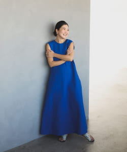 シンプル リネン 2WAY ドレス .M