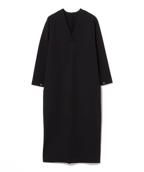 Demi-Luxe BEAMS（デミルクス ビームス）ポンチ Vネック ワンピース