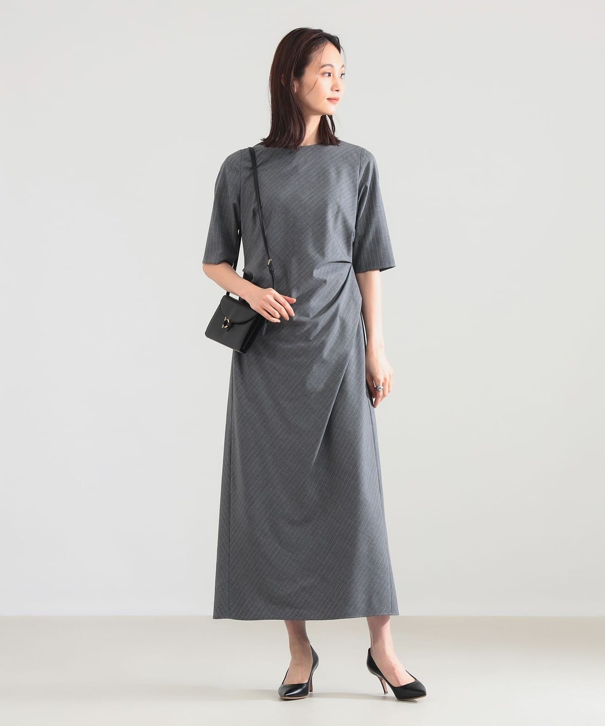 Demi-Luxe BEAMS（デミルクス ビームス）アシンメトリー タック