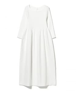 バック ボタン ニット ワンピース