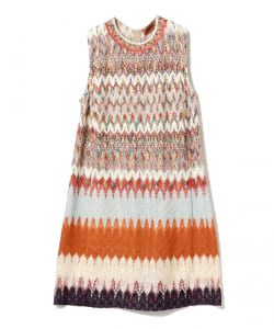 MISSONI / ジグザグ ノースリーブ ワンピース