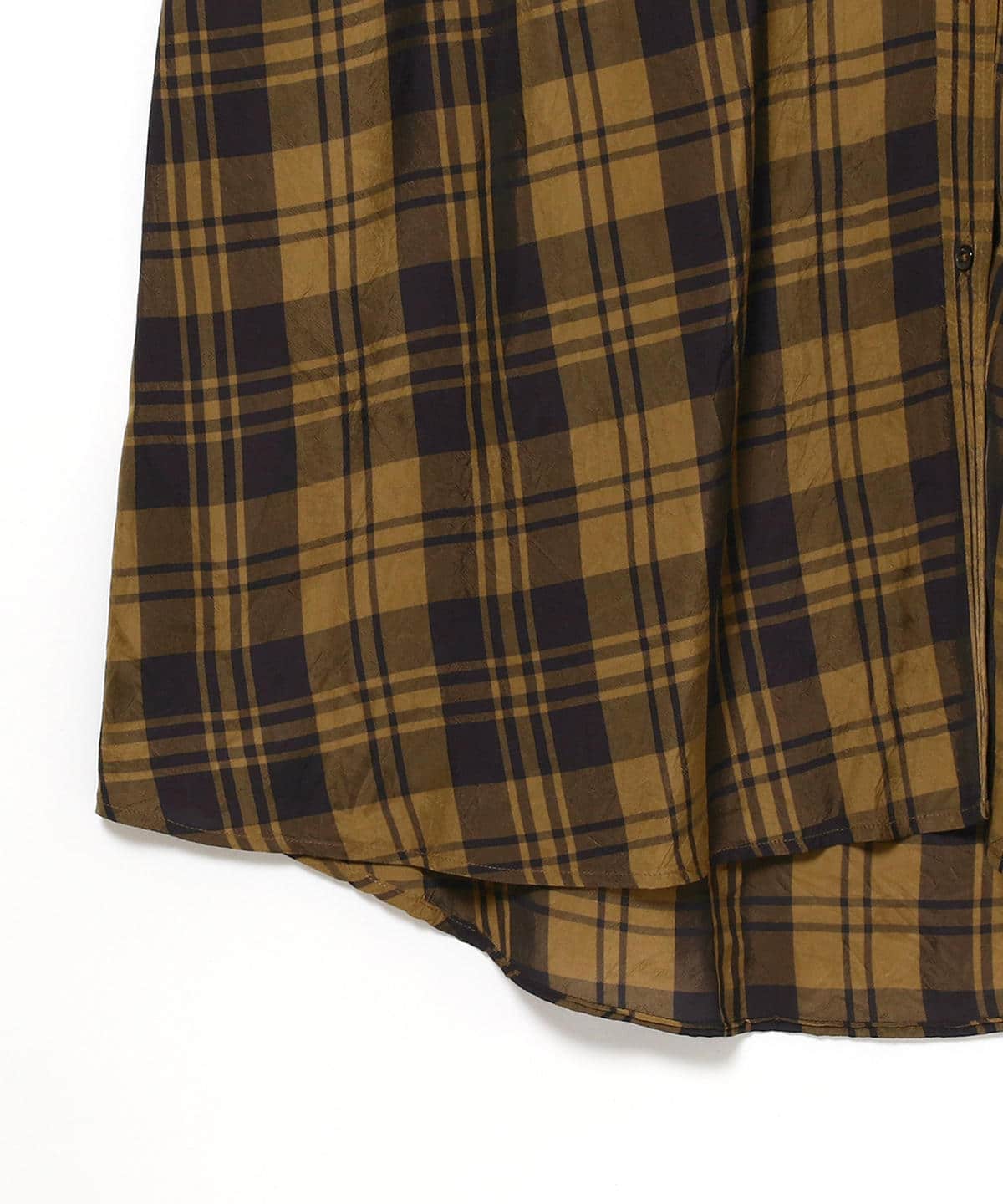 Demi Luxe Beams デミルクス ビームス Ticca 別注 チェック フレア シャツワンピース ワンピース ワンピース 通販 Beams