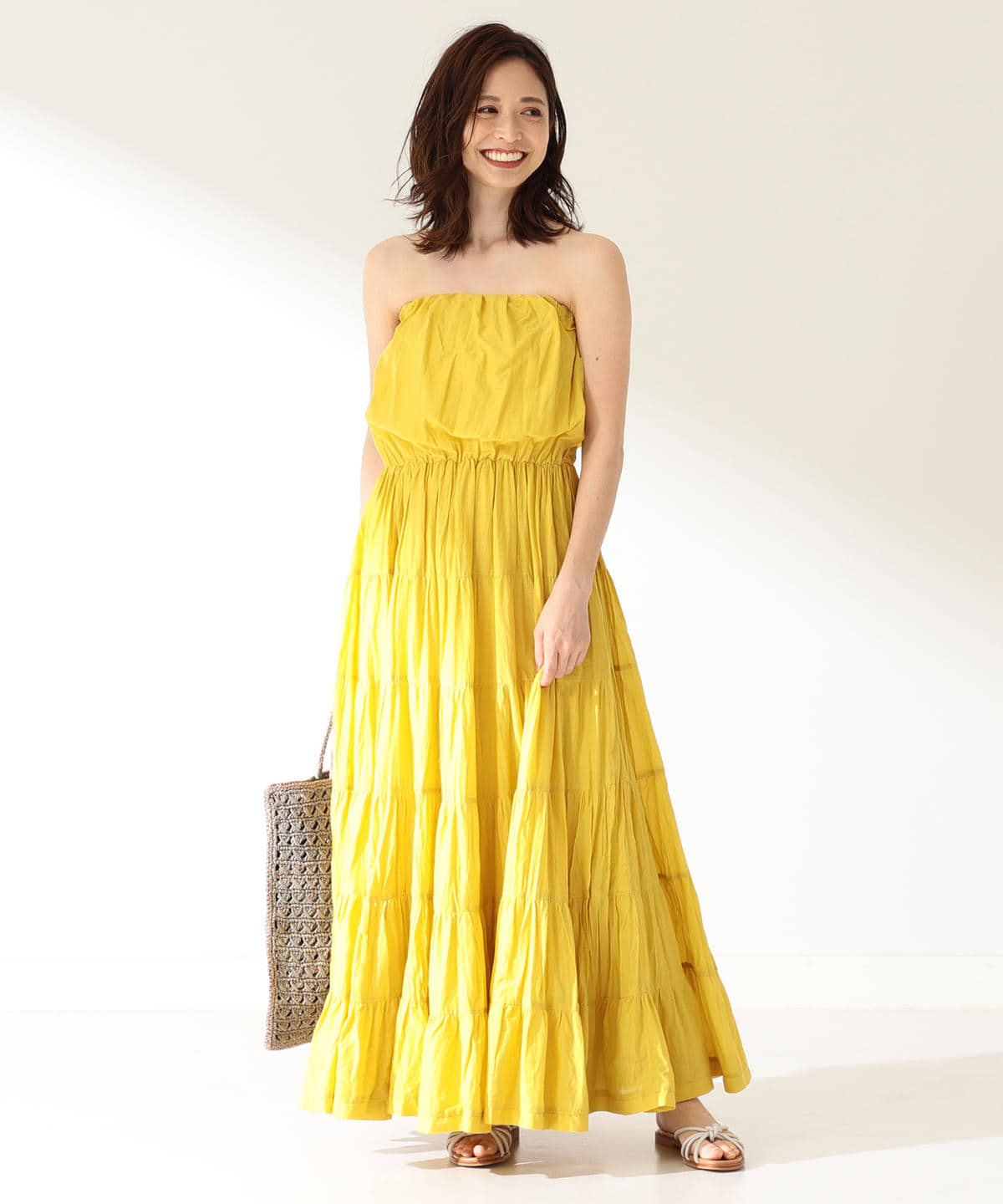 Demi Luxe Beams デミルクス ビームス Mariha 草原の夢 ソリッドドレス ワンピース ワンピース 通販 Beams