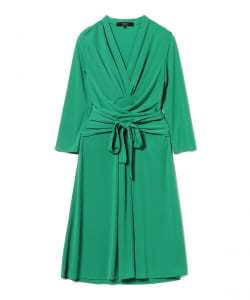 CORCOVADO / ソリッド ロングスリーブ ラップドレス