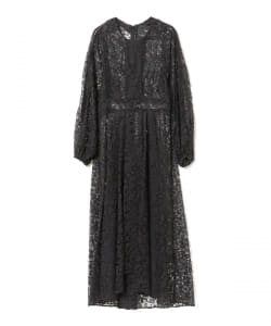 ROOM NO.8 BLACK / フラワーレース ワンピース