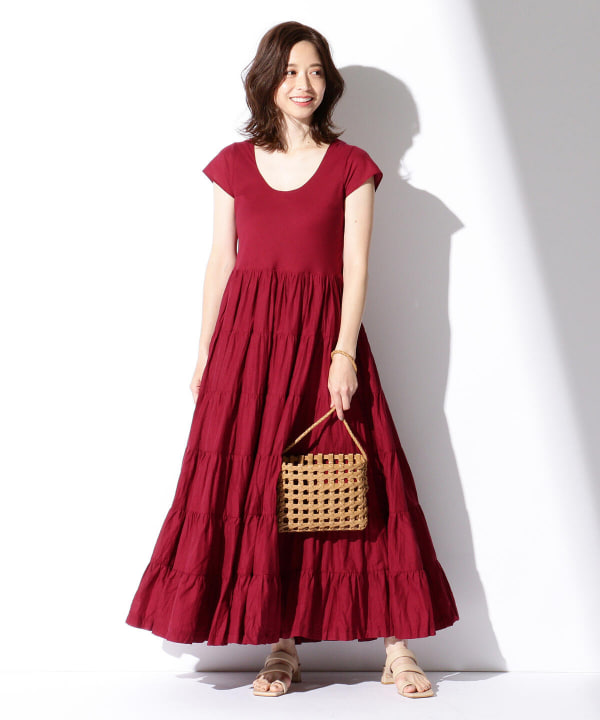 Demi Luxe Beams デミルクス ビームス Mariha 草原の虹のドレス ワンピース ワンピース 通販 Beams