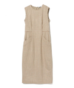 ▲【ショップ限定商品】Max Mara / ギンガムチェック ノースリーブドレス