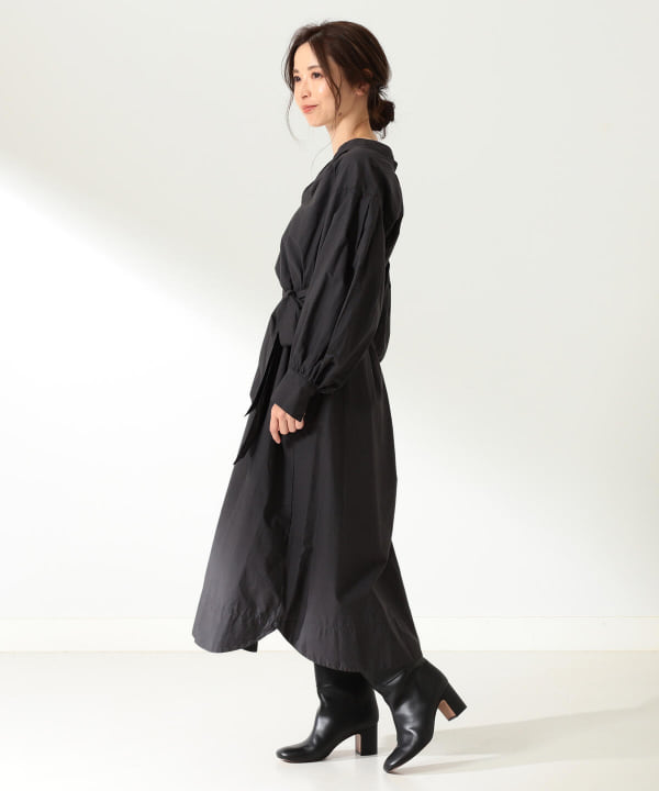 Poplin Tuck Shirt Dress