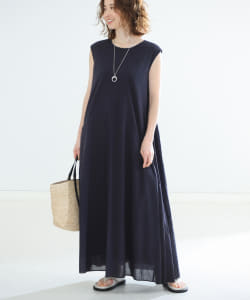 Demi-Luxe BEAMS / ノット刺繍 ワンピース