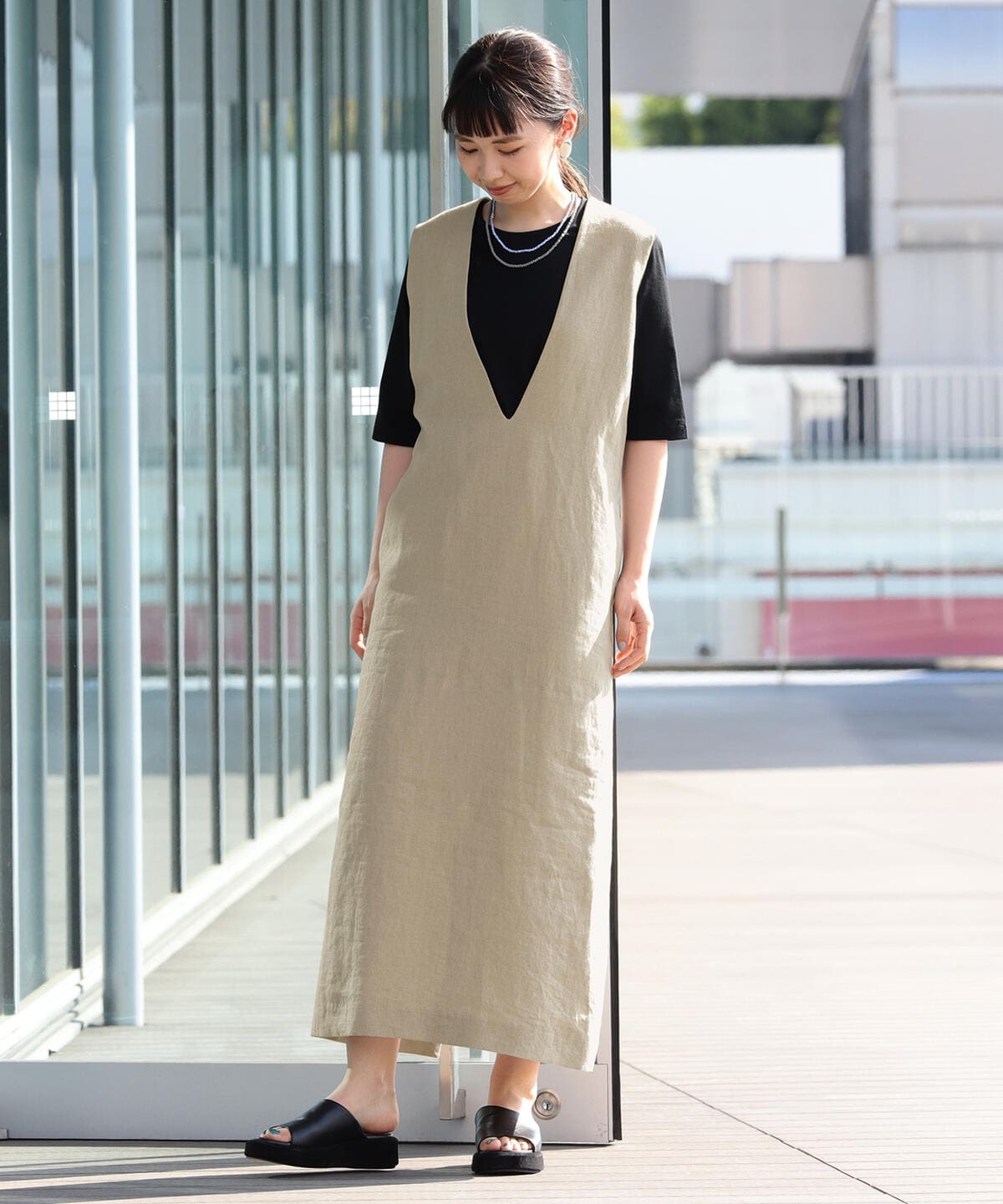 Demi-Luxe BEAMS ワンピース 36(S位)